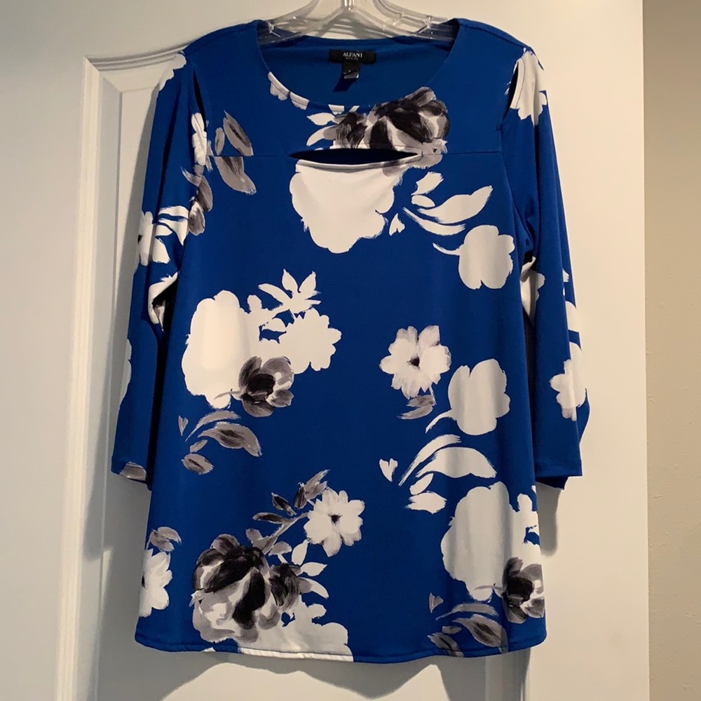 Alfani Blouse Petite Large